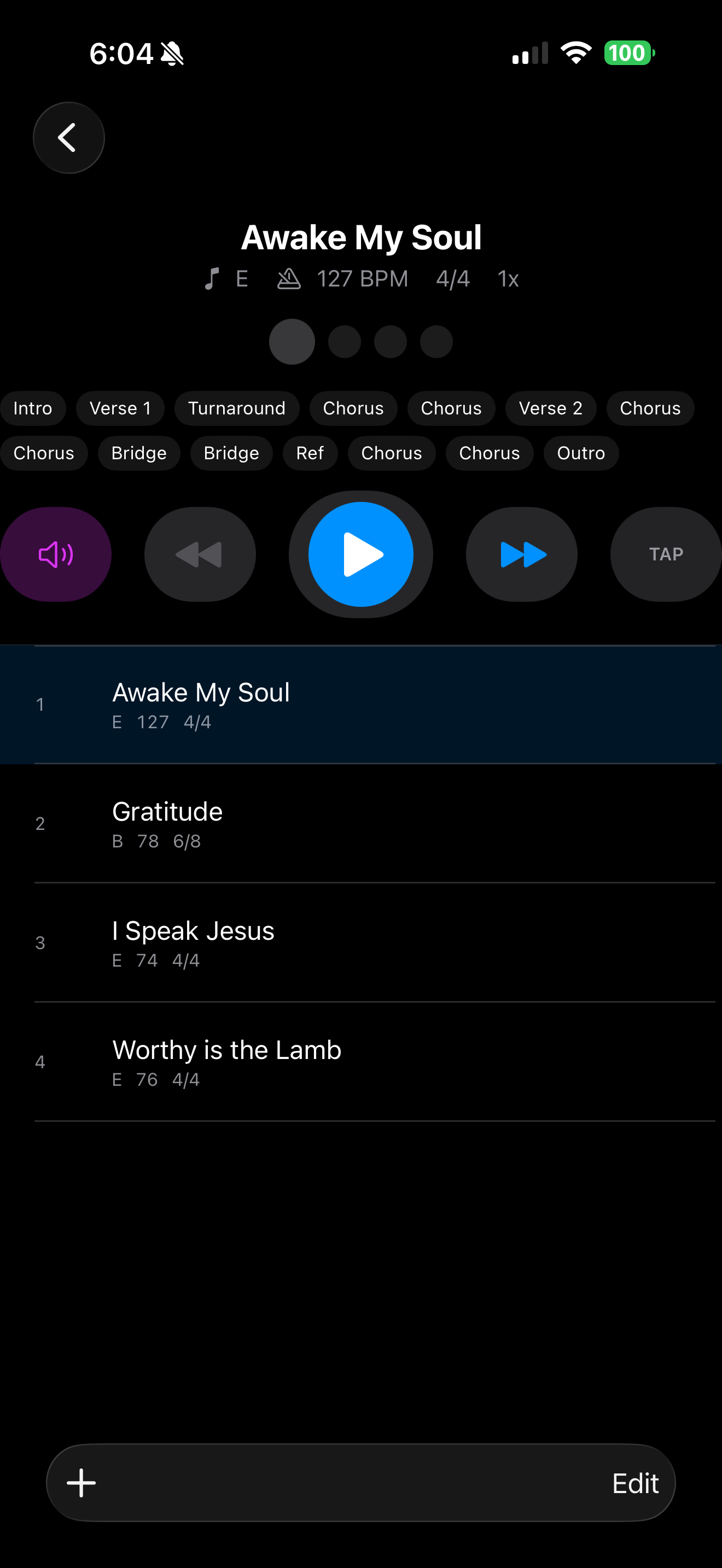 WorshipClicks on iPhone